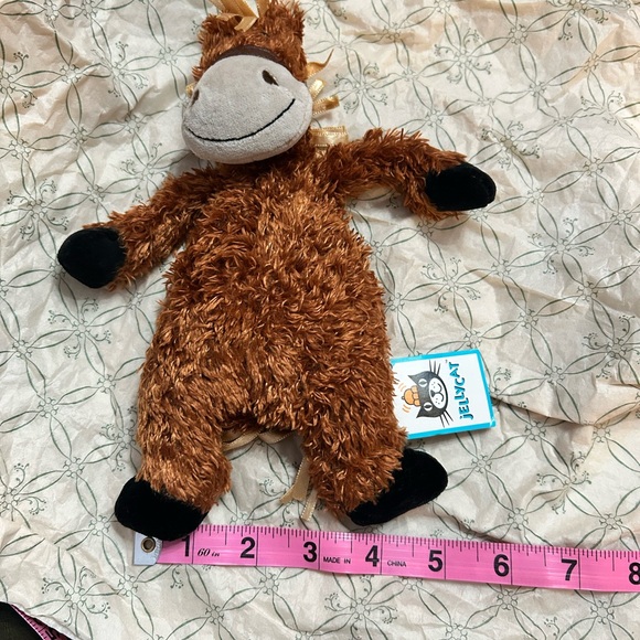 Jellycat Brown and Black Stuffed horse, comes with horse bracelet - Picture 3 of 8